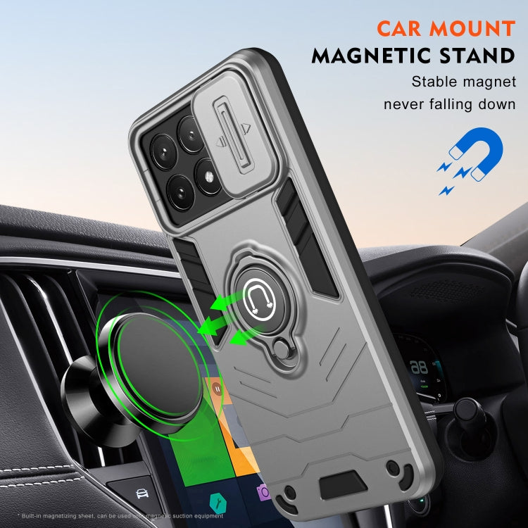 For Xiaomi Poco X5 Pro 5G Camshield Ring Holder Phone Case