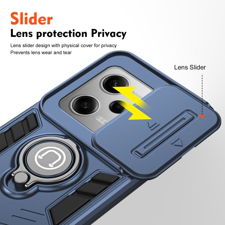 For Xiaomi Poco X5 Pro Camshield Ring Holder Phone Case