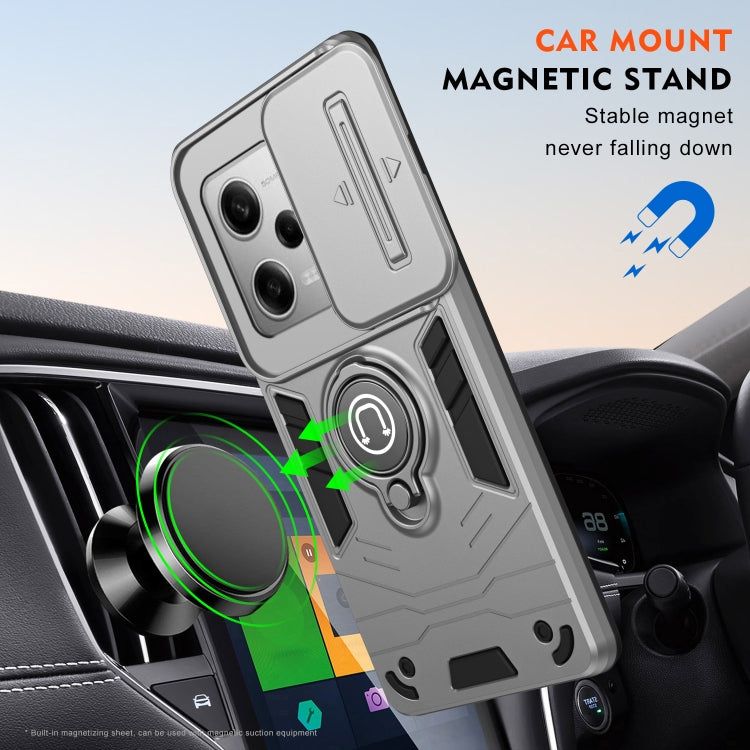 For Xiaomi Poco X5 Pro Camshield Ring Holder Phone Case