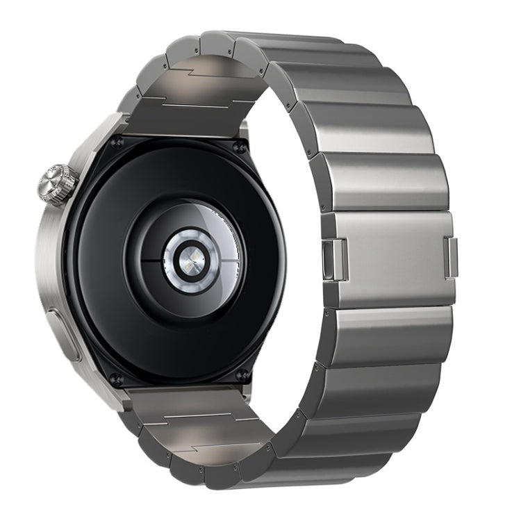 22mm One-Bead Magnetic Buckle Titanium Metal Watch Band