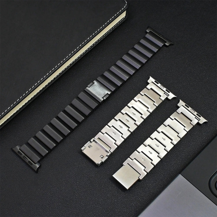 22mm One-Bead Magnetic Buckle Titanium Metal Watch Band