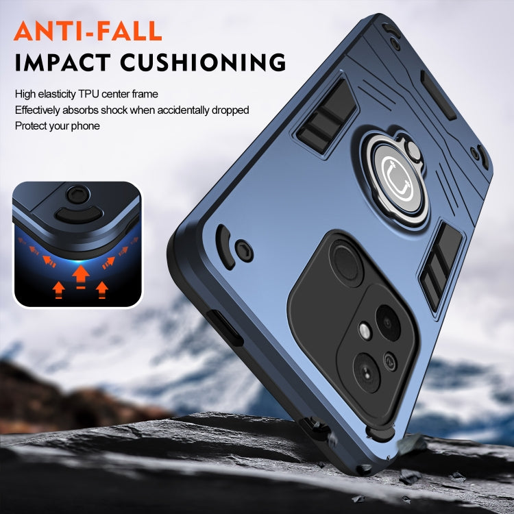 For Xiaomi Redmi 12C / Poco C55 Ring Holder Phone Case