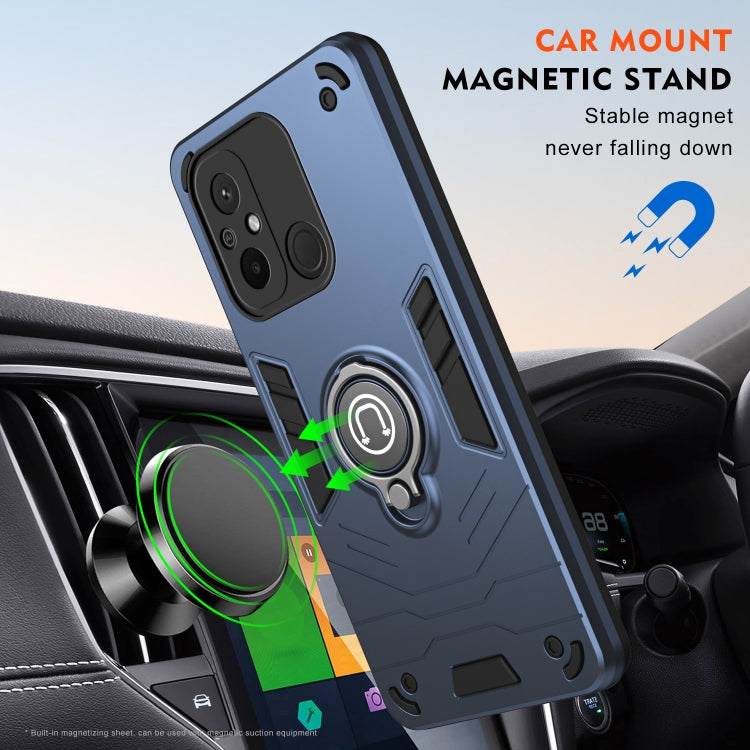 For Xiaomi Redmi 12C / Poco C55 Ring Holder Phone Case