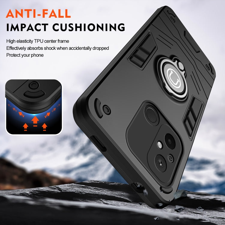 For Xiaomi Redmi 12C / Poco C55 Ring Holder Phone Case