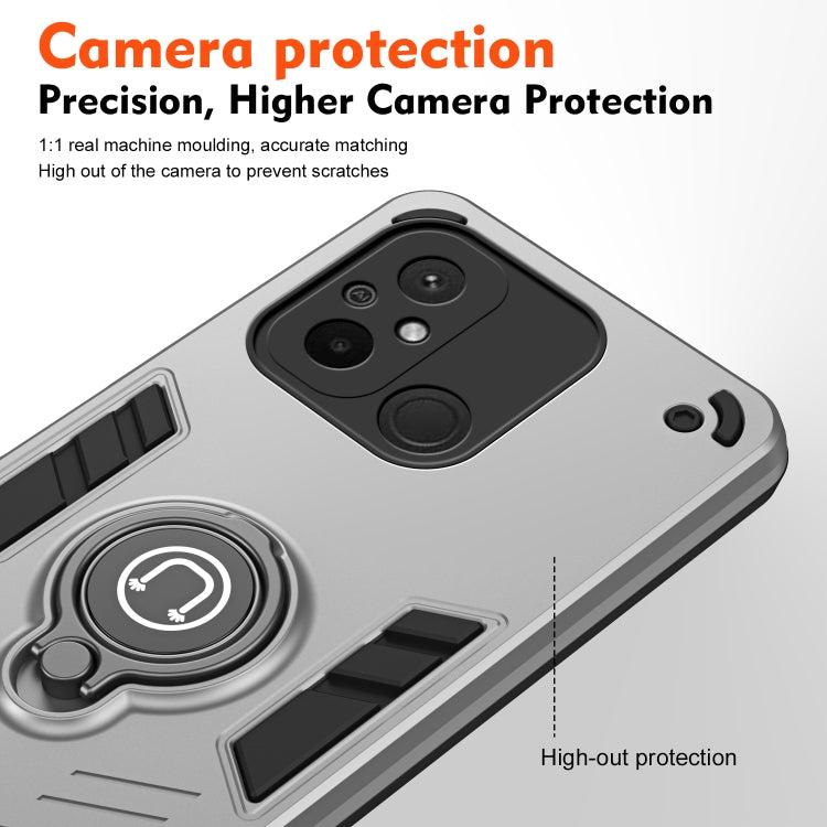 For Xiaomi Redmi 12C / Poco C55 Ring Holder Phone Case