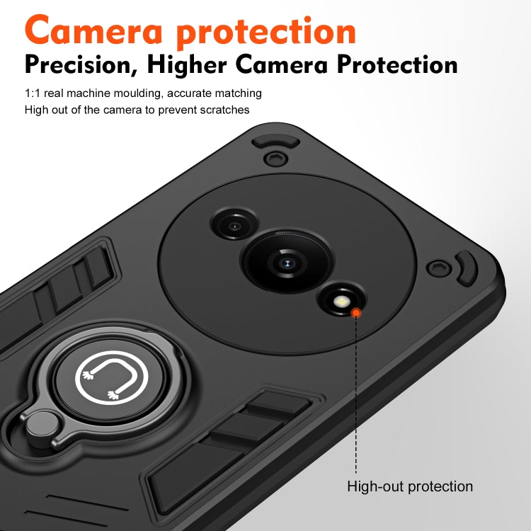 For Xiaomi Redmi A3 Ring Holder Phone Case