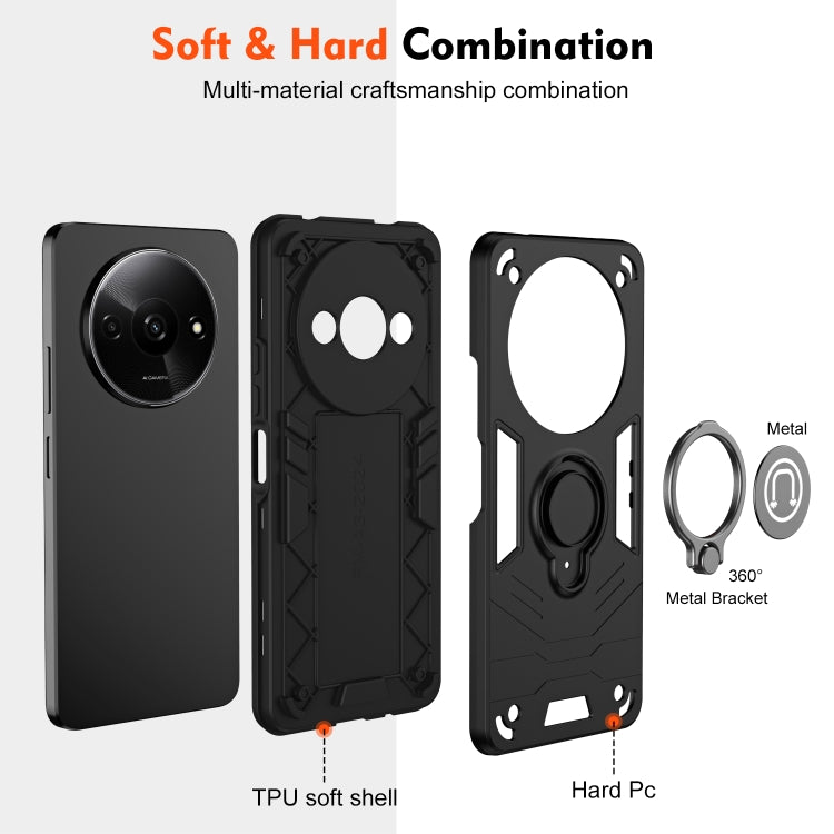For Xiaomi Redmi A3 Ring Holder Phone Case