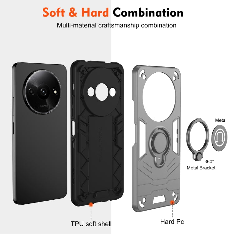 For Xiaomi Redmi A3 Ring Holder Phone Case