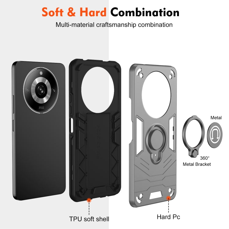 For Realme 11 Pro / 11 Pro+ Ring Holder Phone Case