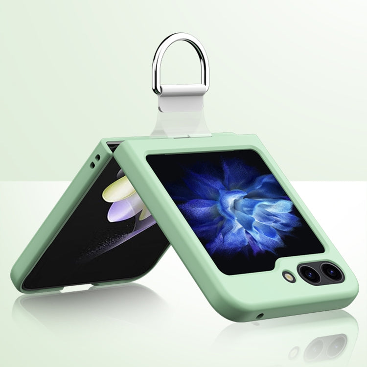 For Samsung Galaxy Z Flip7 FE / Flip6 Skin Feel PC Foldable Phone Case with Ring