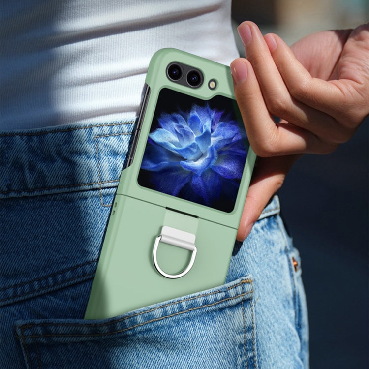 For Samsung Galaxy Z Flip7 FE / Flip6 Skin Feel PC Foldable Phone Case with Ring