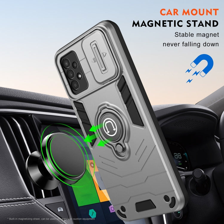 For Samsung Galaxy A13 4G Camshield Ring Holder Phone Case