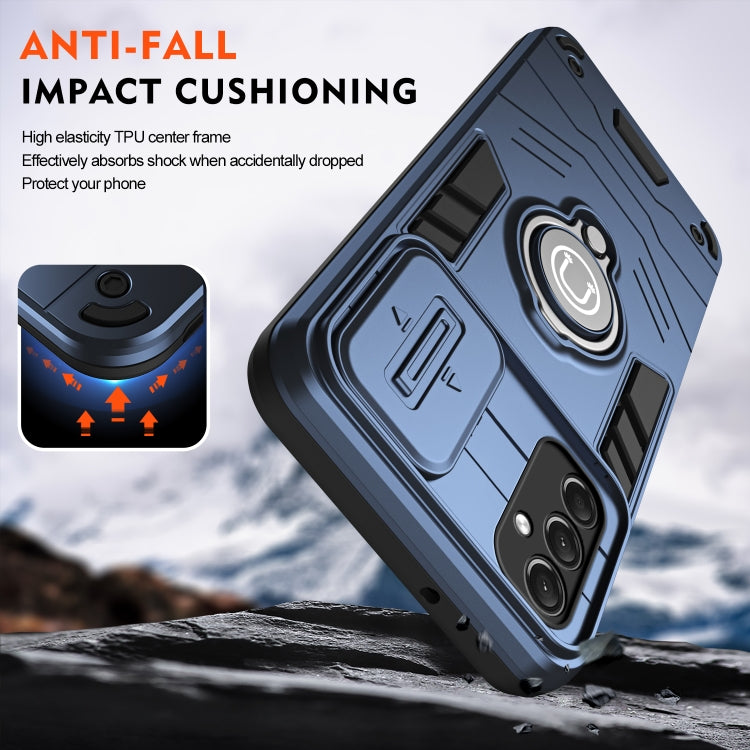 For Samsung Galaxy A24 4G Camshield Ring Holder Phone Case