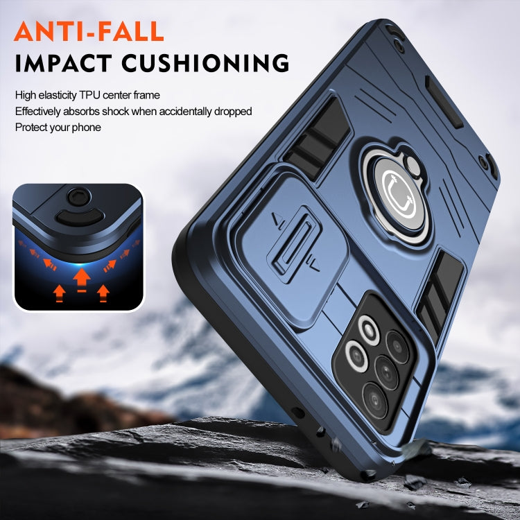For Samsung Galaxy A32 4G Camshield Ring Holder Phone Case