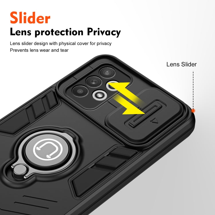 For Samsung Galaxy A32 4G Camshield Ring Holder Phone Case