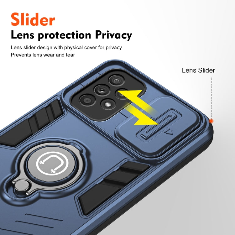 For Samsung Galaxy A33 5G Camshield Ring Holder Phone Case