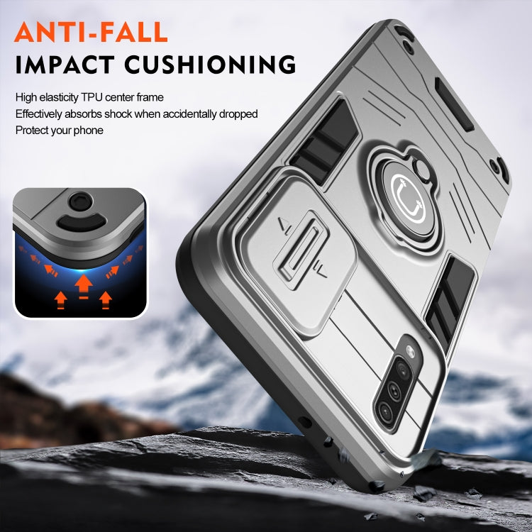 For Samsung Galaxy A50 Camshield Ring Holder Phone Case