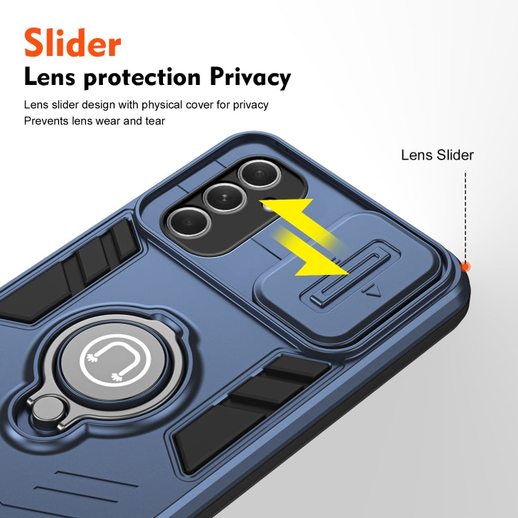 For Samsung Galaxy A54 5G Camshield Ring Holder Phone Case