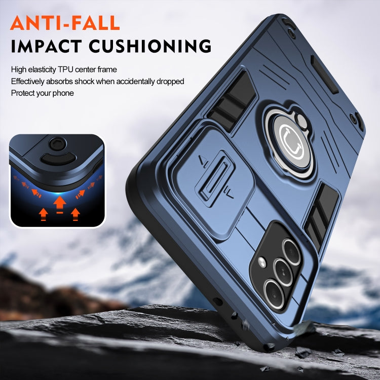 For Samsung Galaxy A54 5G Camshield Ring Holder Phone Case