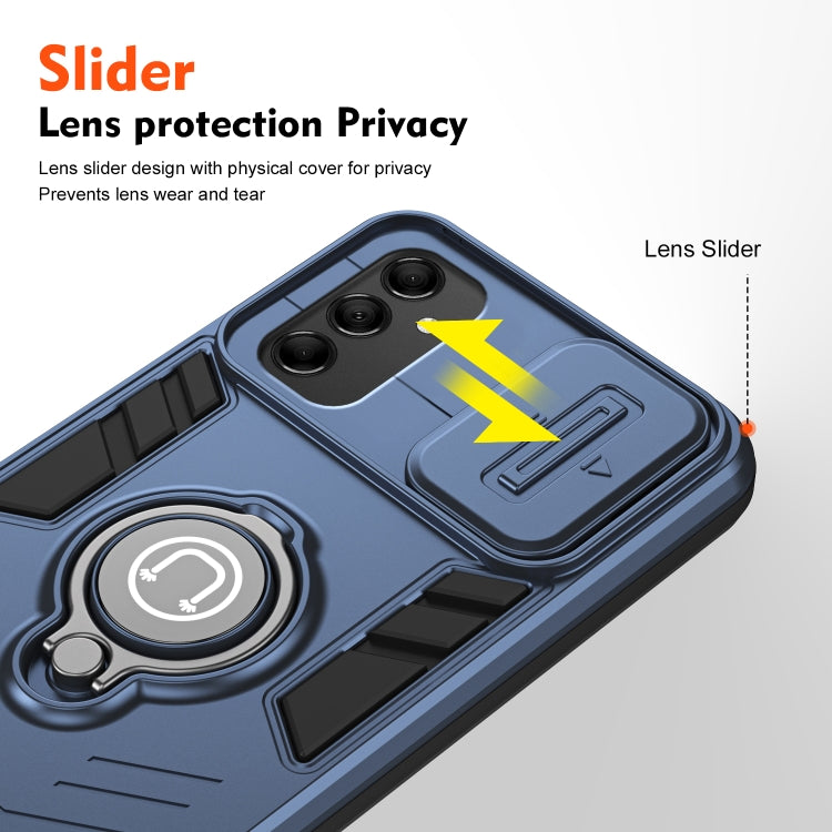 For Samsung Galaxy M14 Camshield Ring Holder Phone Case