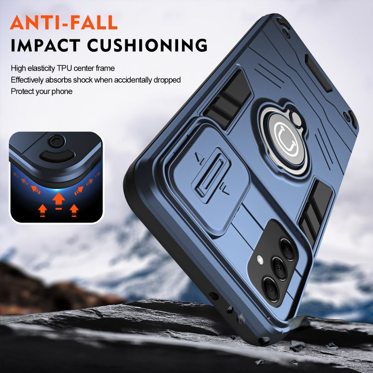 For Samsung Galaxy M14 Camshield Ring Holder Phone Case