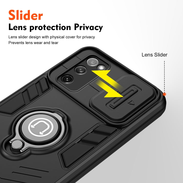 For Samsung Galaxy S20 FE Camshield Ring Holder Phone Case