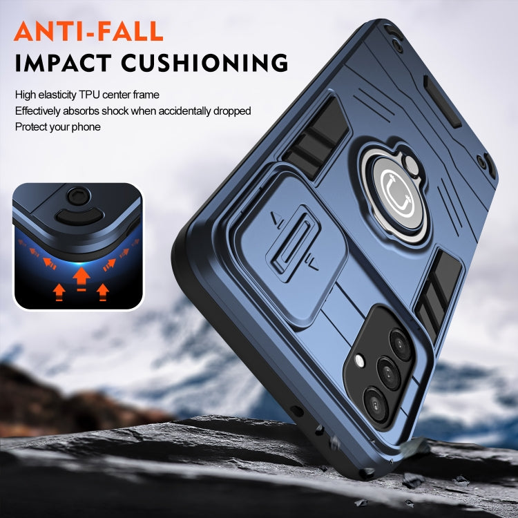 For Samsung Galaxy S24 5G Camshield Ring Holder Phone Case