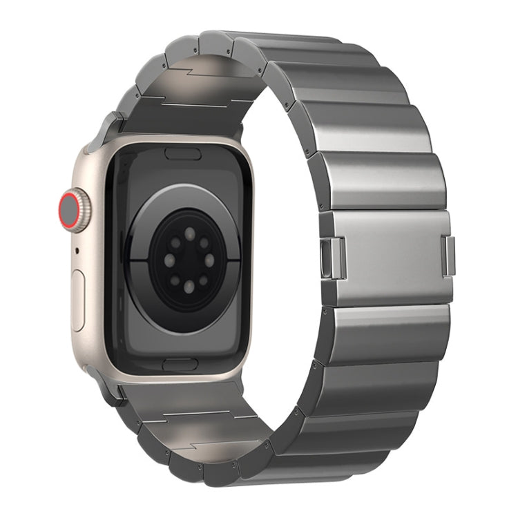 For Apple Watch SE 2022 40mm One-Bead Magnetic Buckle Titanium Metal Watch Band