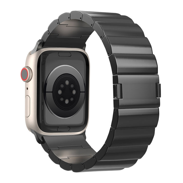 For Apple Watch Series 7 41mm One-Bead Magnetic Buckle Titanium Metal Watch Band