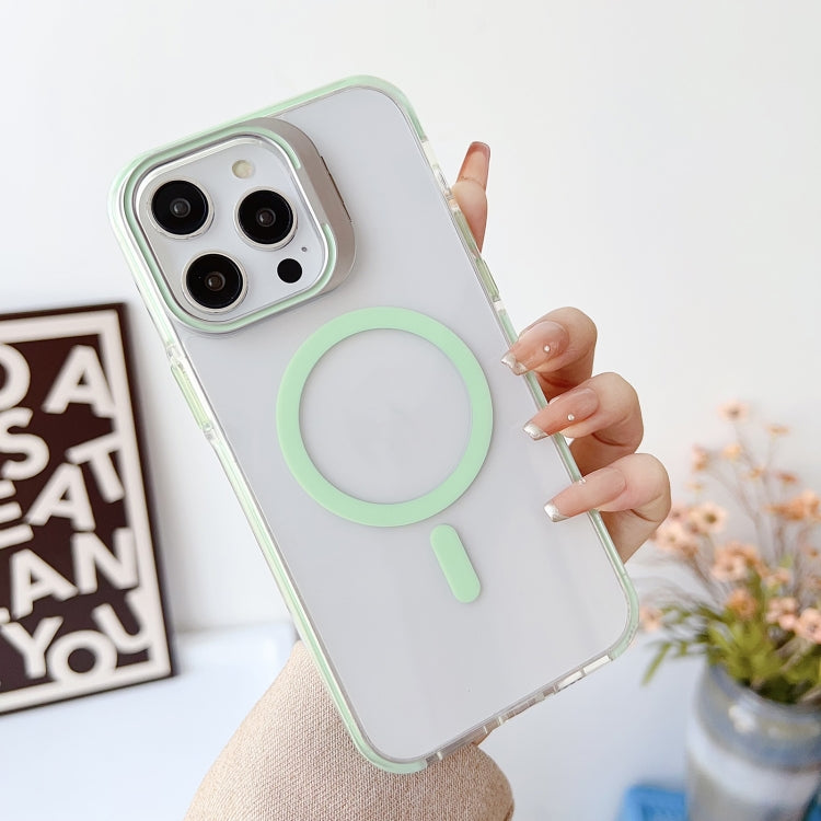 For iPhone 13 Pro Max J2 High Transparent MagSafe Magnetic Frame Holder Phone Case