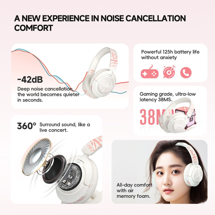 GT1 Head Mounted Gaming Noise Reduction Bluetooth Earphone