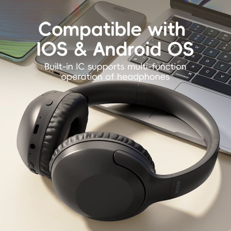 ROCK O3 Head-mounted Noise Reduction Bluetooth Headset