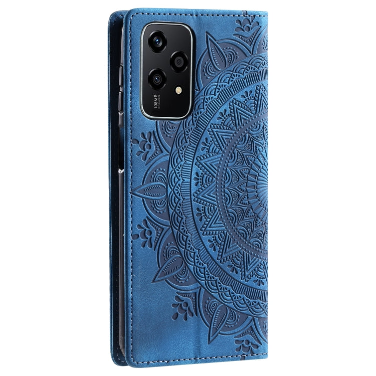 For Honor 200 Lite Global Totem Embossed Magnetic Leather Phone Case
