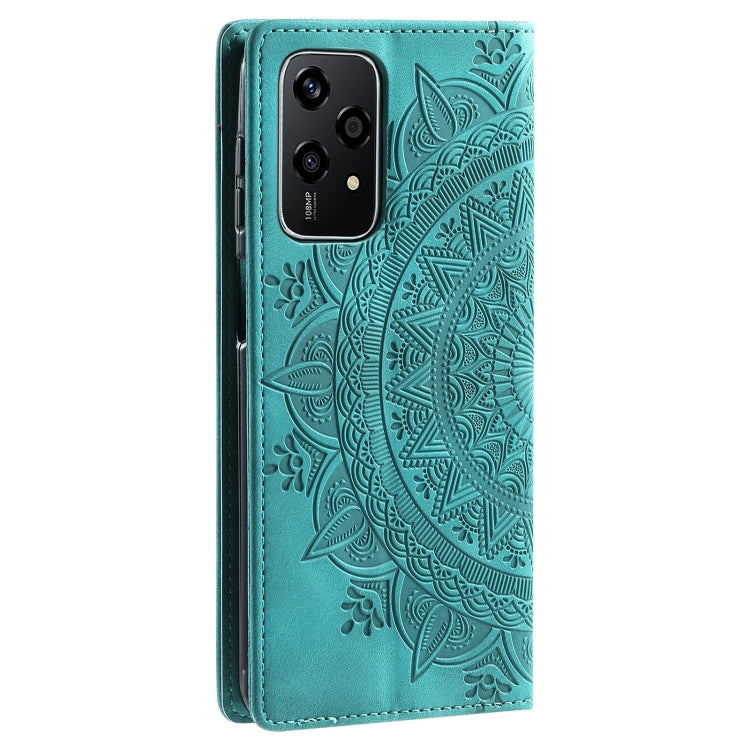 For Honor 200 Lite Global Totem Embossed Magnetic Leather Phone Case
