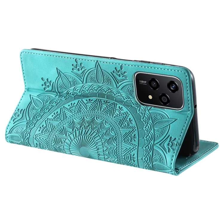 For Honor 200 Lite Global Totem Embossed Magnetic Leather Phone Case