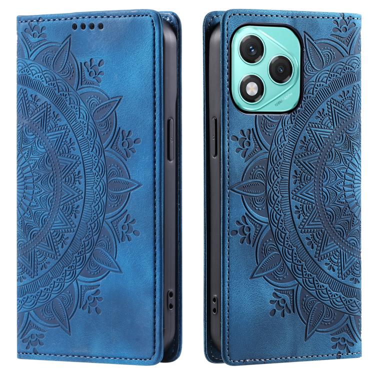 For Honor 400 Lite Global Totem Embossed Magnetic Leather Phone Case