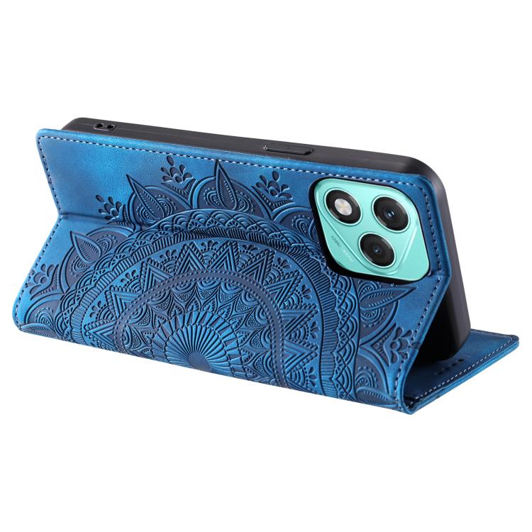 For Honor 400 Lite Global Totem Embossed Magnetic Leather Phone Case