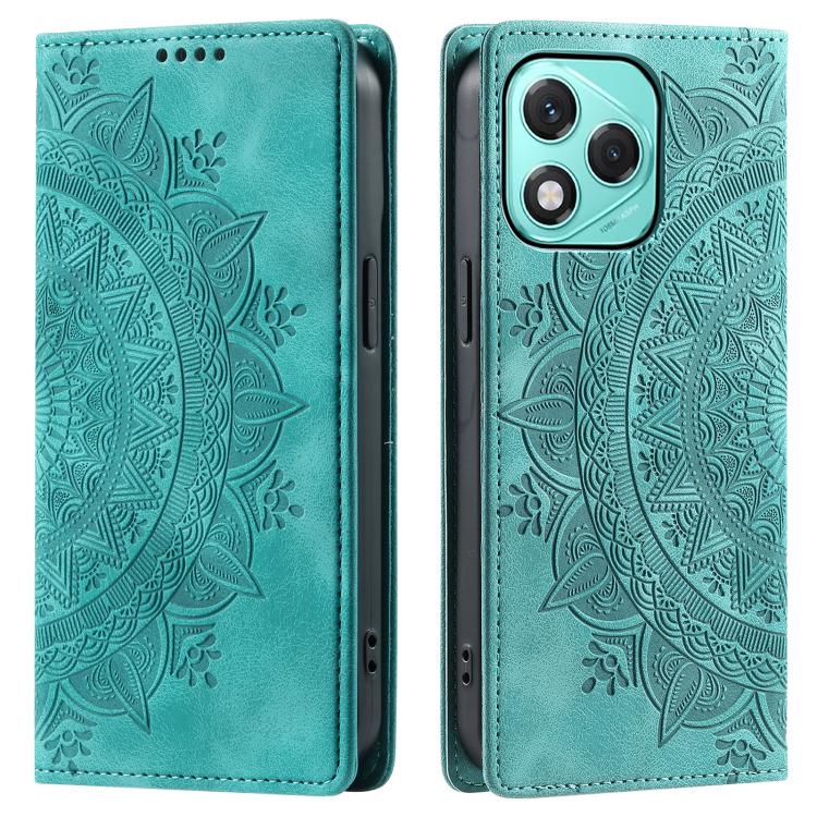For Honor 400 Lite Global Totem Embossed Magnetic Leather Phone Case
