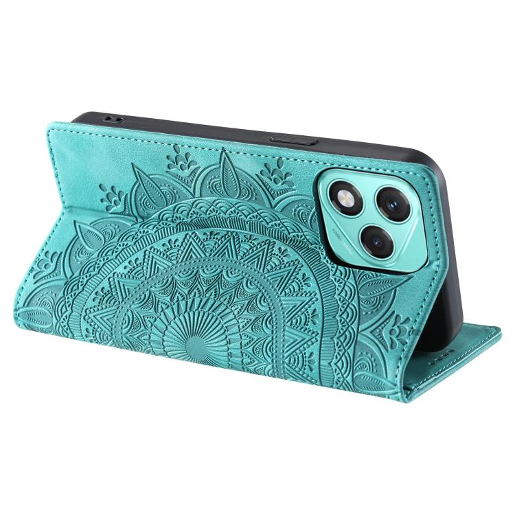 For Honor 400 Lite Global Totem Embossed Magnetic Leather Phone Case