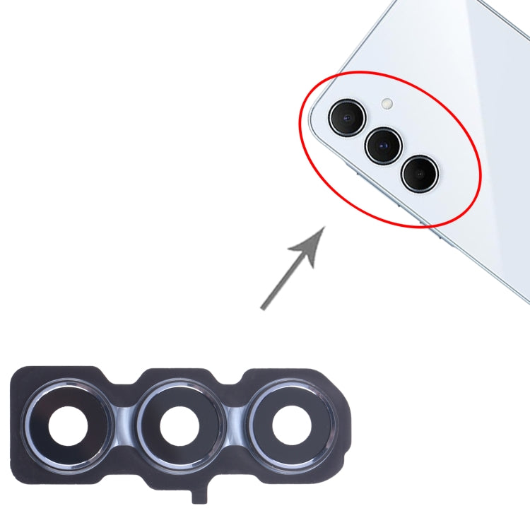 For Samsung Galaxy A55 SM-A556B 10pcs Original Rear Camera Lens Cover - Blue