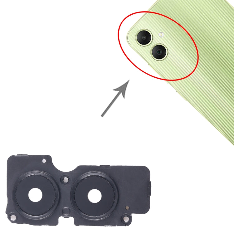 For Samsung Galaxy A05 SM-A055F 10pcs Original Rear Camera Lens Cover - Black