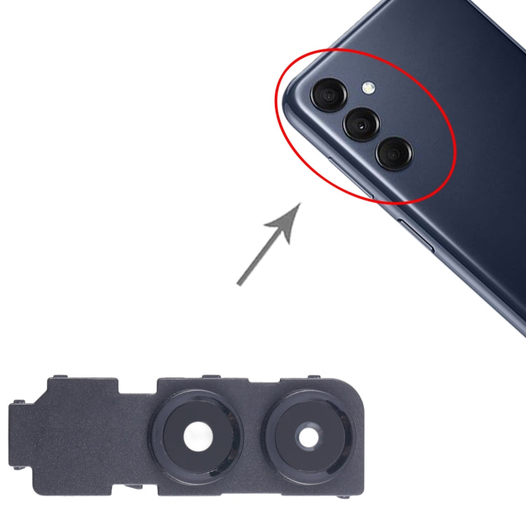 For Samsung Galaxy M14 SM-M145F 10pcs Original Rear Camera Lens Cover - Black