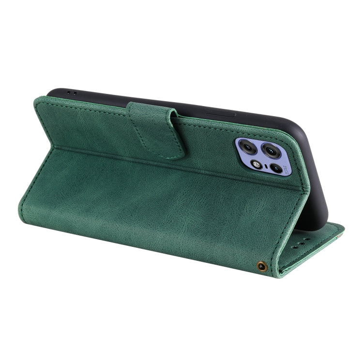 For Motorola Edge 50 Pro Nail Skin Feel Stitching Calf Texture Leather Phone Case