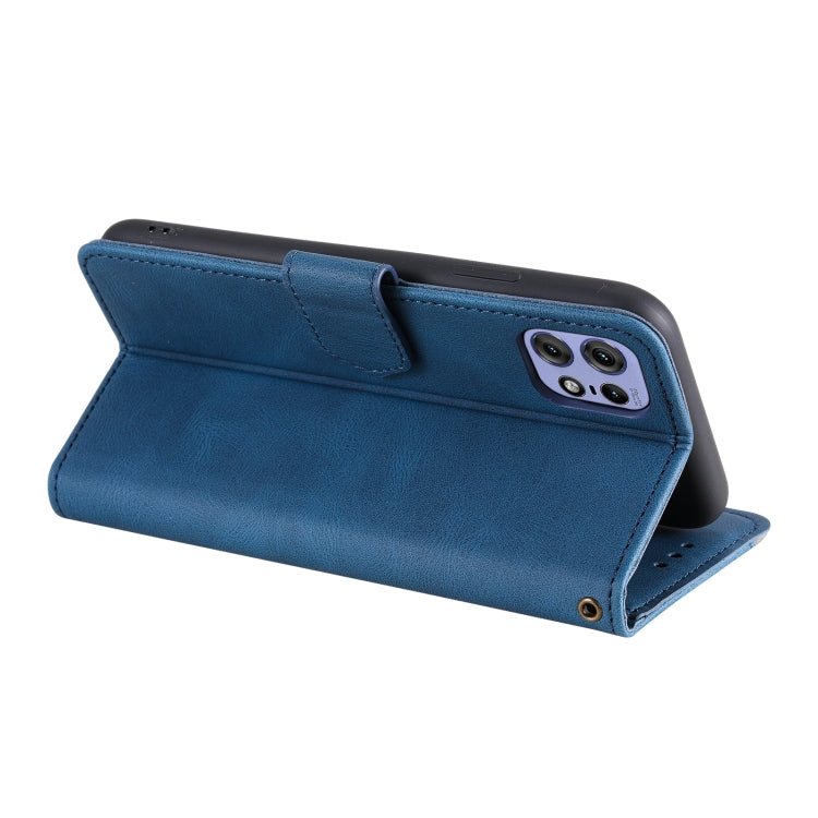 For Motorola Edge 50 Pro Nail Skin Feel Stitching Calf Texture Leather Phone Case