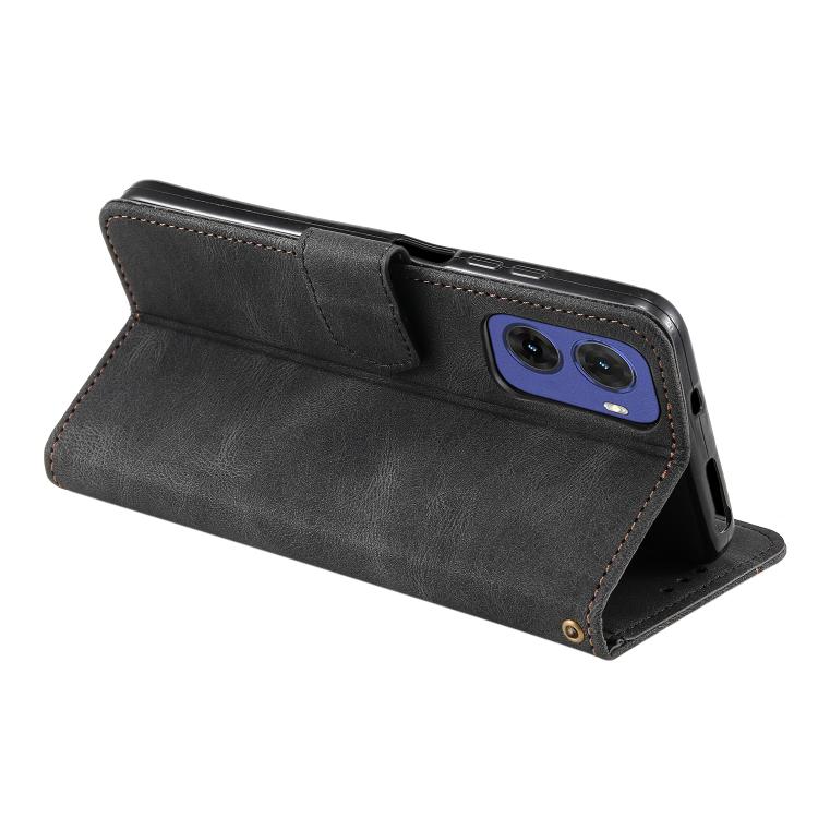 For Motorola Moto G05 Nail Skin Feel Stitching Calf Texture Leather Phone Case
