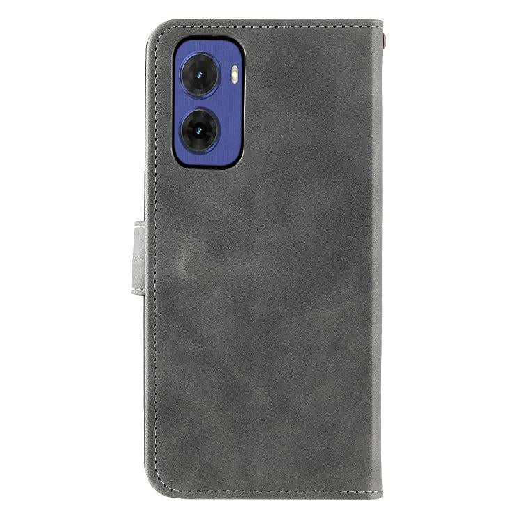 For Motorola Moto G05 Nail Skin Feel Stitching Calf Texture Leather Phone Case