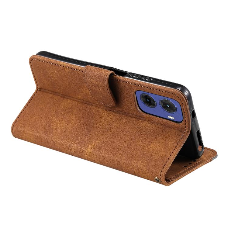 For Motorola Moto G05 Nail Skin Feel Stitching Calf Texture Leather Phone Case