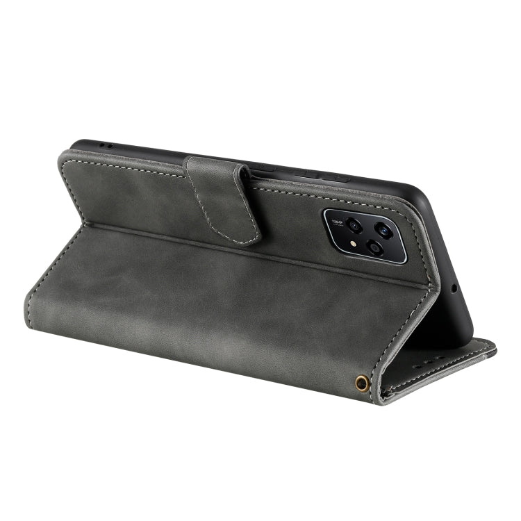 For Honor 200 Lite Global Nail Skin Feel Stitching Calf Texture Leather Phone Case