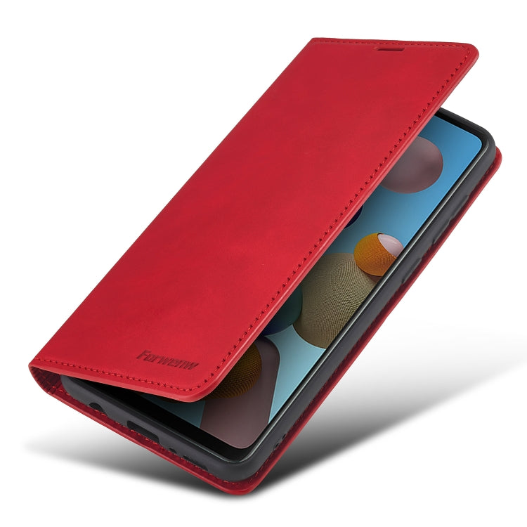 For Samsung Galaxy A21s Forwenw Dream Series Oil Edge Strong Magnetism Horizontal Flip Leather Case with Holder & Card Slots & Wallet & Photo Frame
