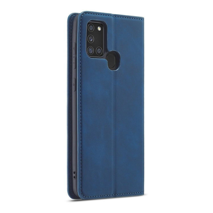 For Samsung Galaxy A21s Forwenw Dream Series Oil Edge Strong Magnetism Horizontal Flip Leather Case with Holder & Card Slots & Wallet & Photo Frame